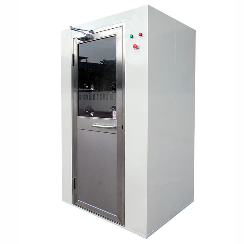 Air Shower cleanroom decontamination